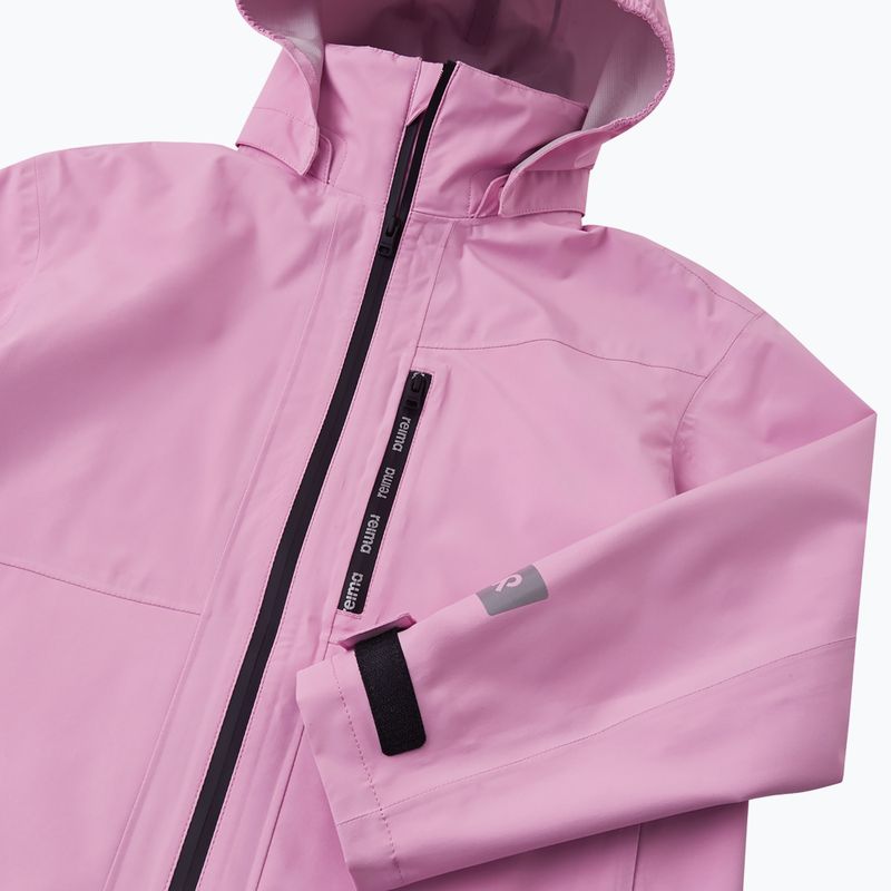 Giacca da pioggia Reima Kuhmo classic rosa per bambini 4