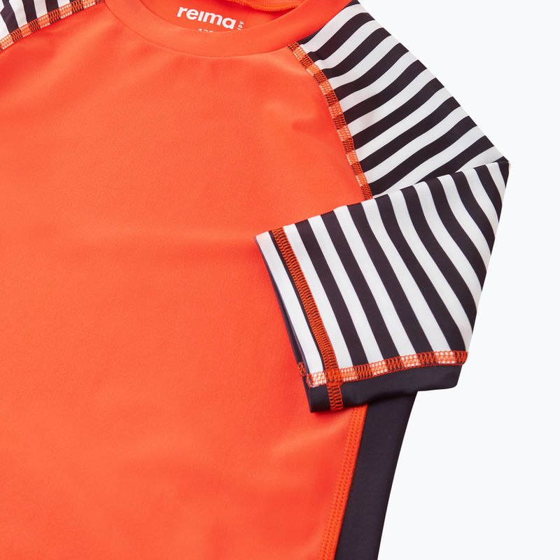 Camicia da bagno Reima per bambini Uiva rosso arancio 3