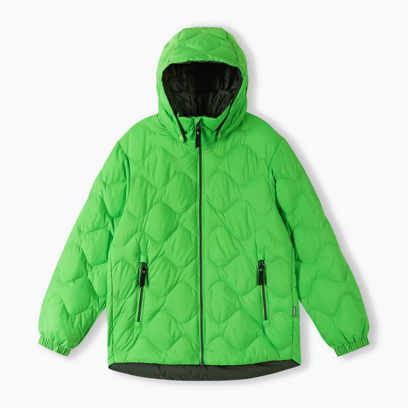 Piumino da bambino Reima Fossila verde neon