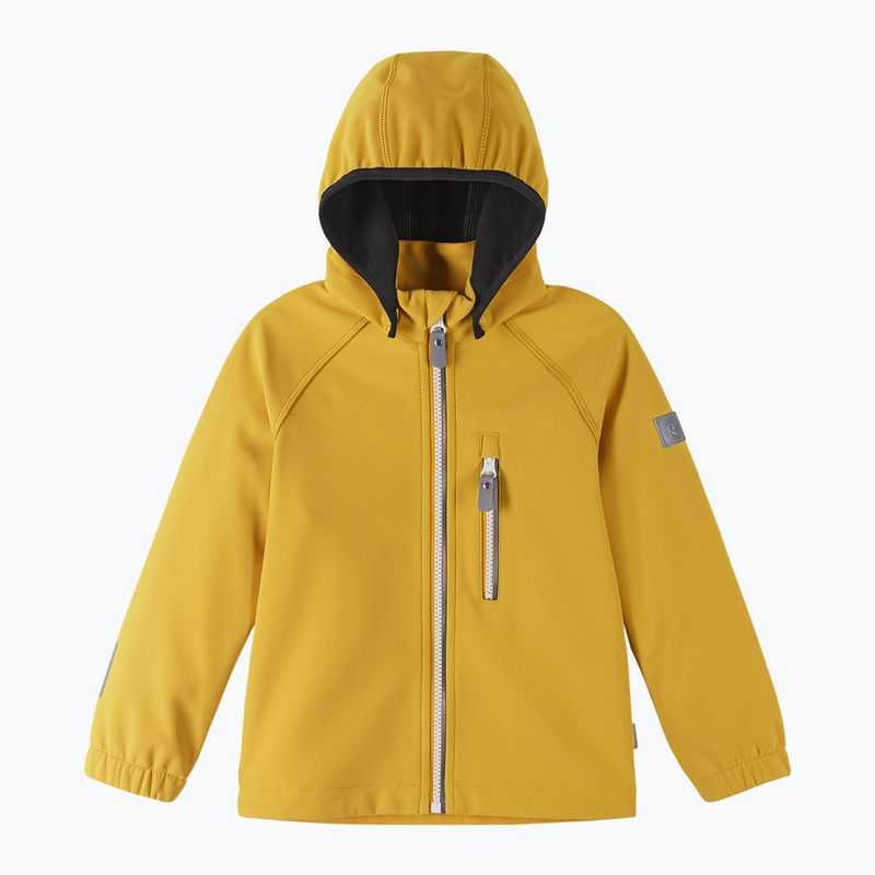 Giacca softshell da bambino Reima Vantti autunno giallo