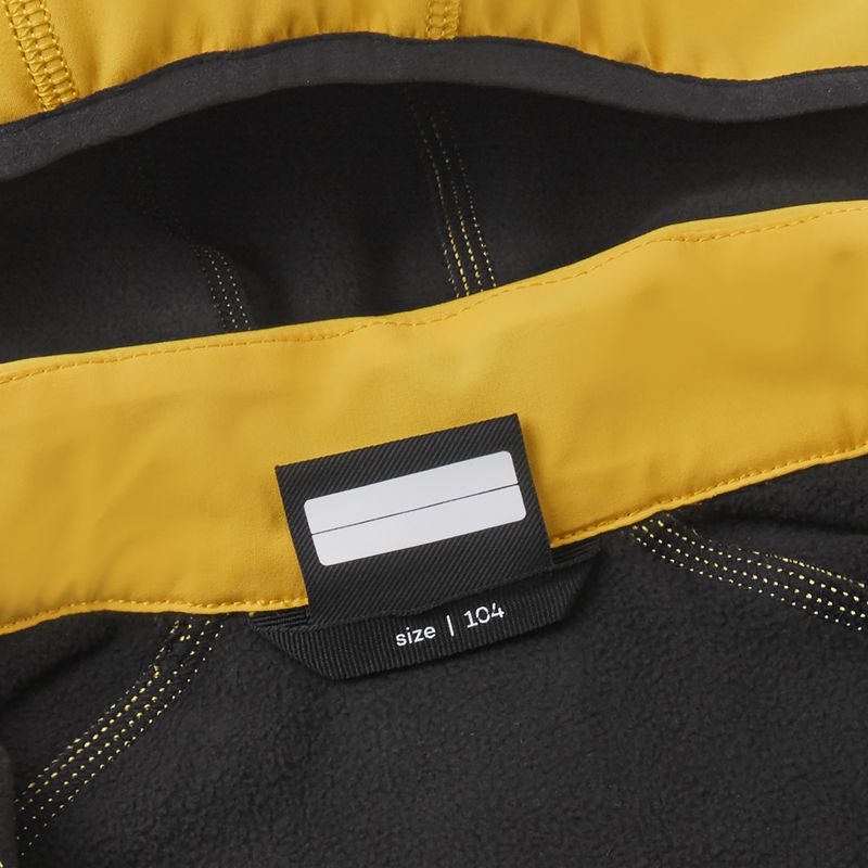 Giacca softshell da bambino Reima Vantti autunno giallo 4