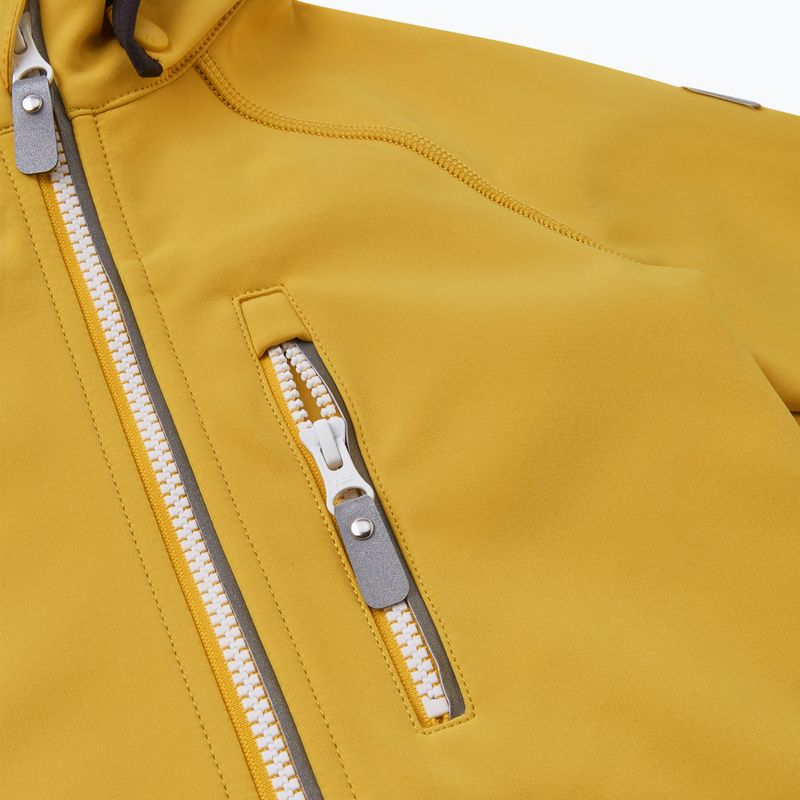 Giacca softshell da bambino Reima Vantti autunno giallo 5