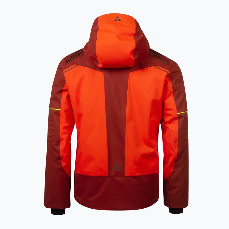 Giacca da sci da uomo Fischer RC4 rosso pomodoro 2