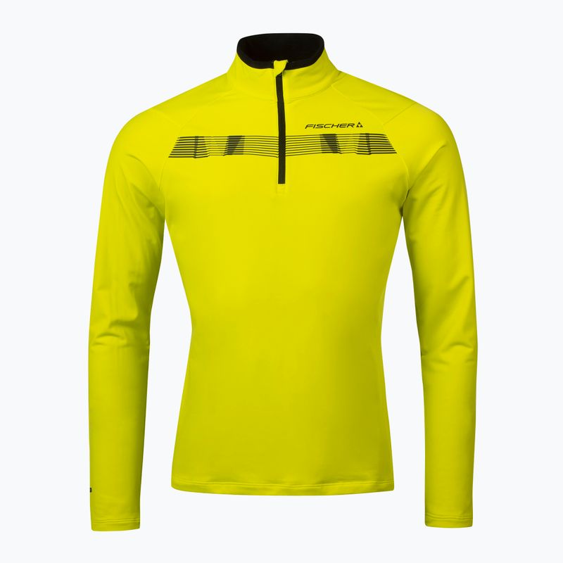 Felpa Fischer Kaprun II da uomo giallo sera