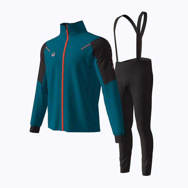 Set da sci Halti Nietos XCT da uomo blu laguna profonda