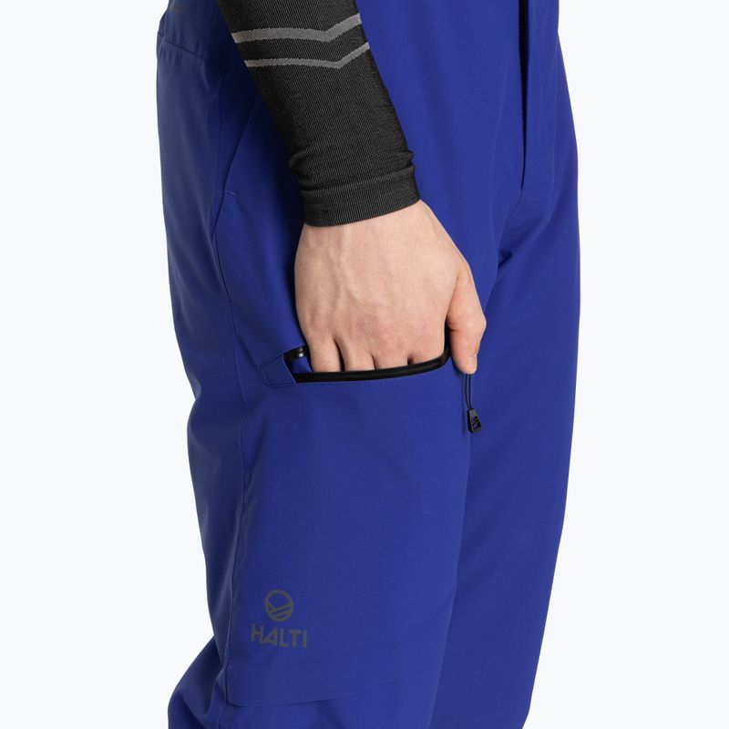 Pantaloni da sci da uomo Halti Carvey DX surf the web blu 6