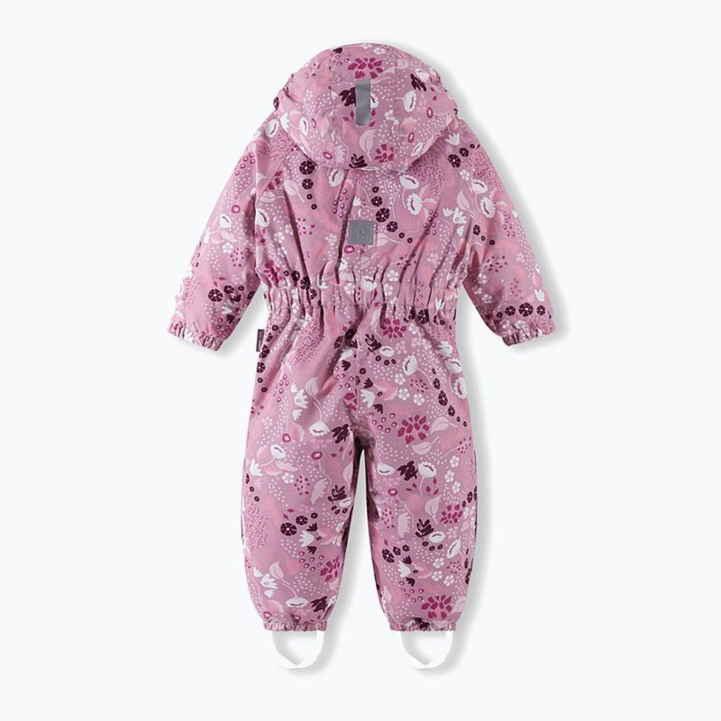 Tuta da sci per bambini Reima Puhuri grigio rosa 3