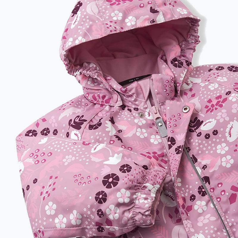 Tuta da sci per bambini Reima Puhuri grigio rosa 4