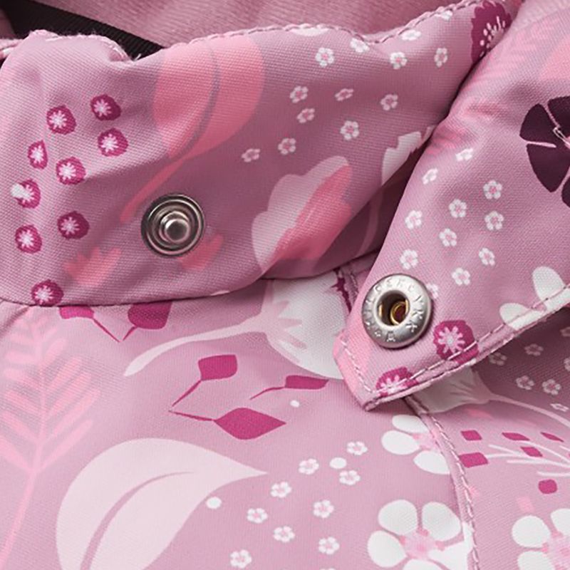 Tuta da sci per bambini Reima Puhuri grigio rosa 5
