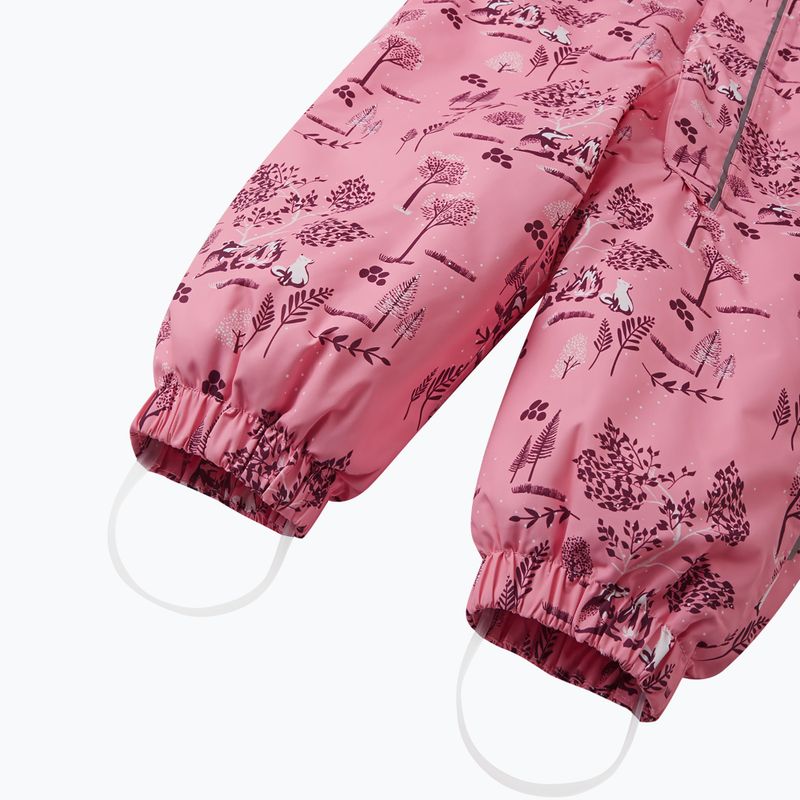 Tuta da sci per bambini rosa tramonto Reima Lappi 11
