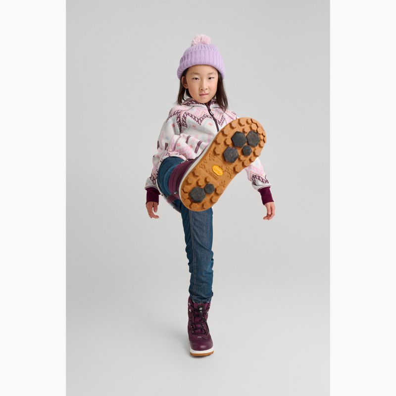 Berretto invernale per bambini Reima Topsu lilla ametista 10