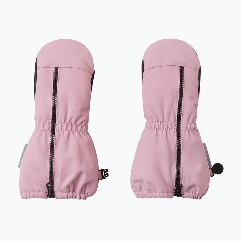 Guanti da sci per bambini Reima Tepas Mittens grigio rosa 5