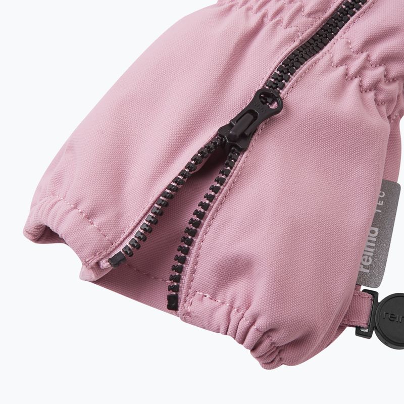 Guanti da sci per bambini Reima Tepas Mittens grigio rosa 8