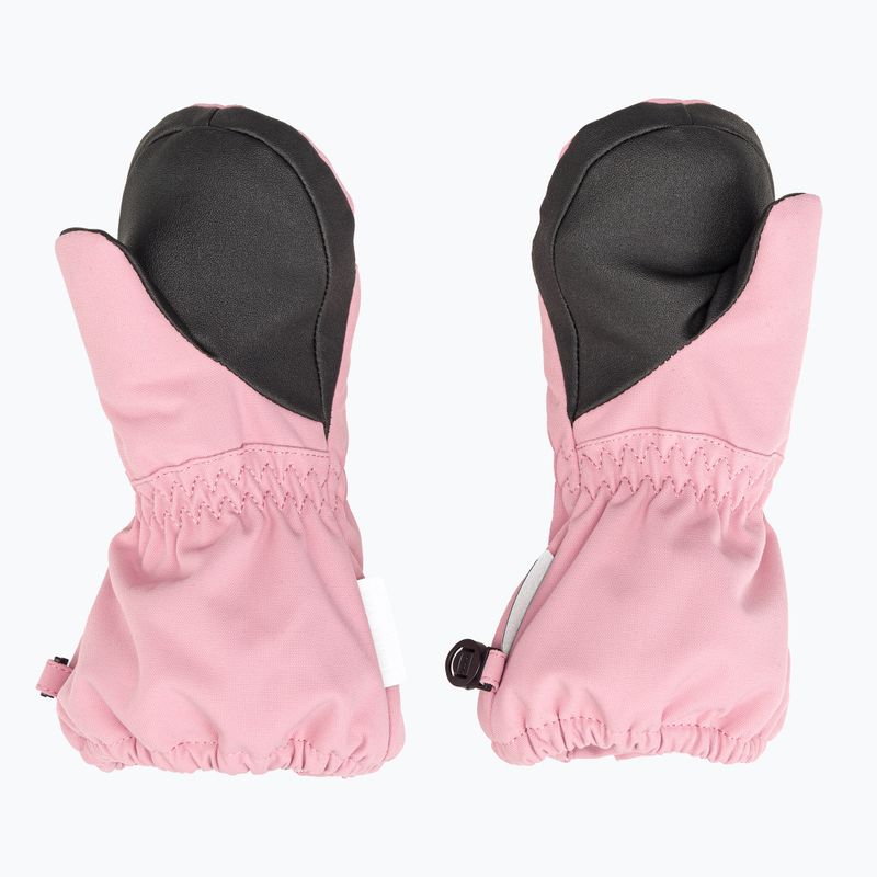 Guanti da sci per bambini Reima Tepas Mittens grigio rosa 2