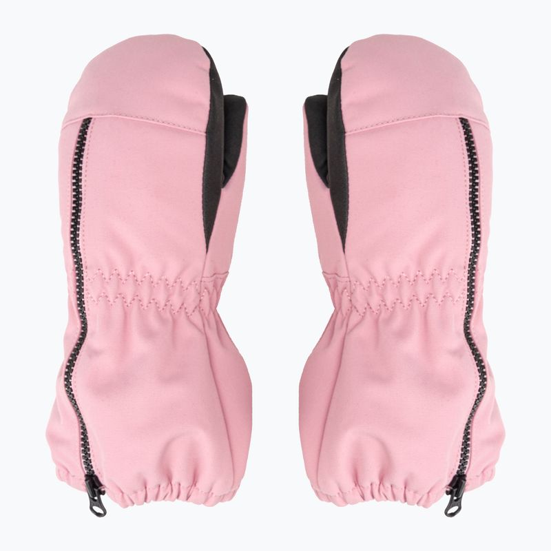 Guanti da sci per bambini Reima Tepas Mittens grigio rosa 3