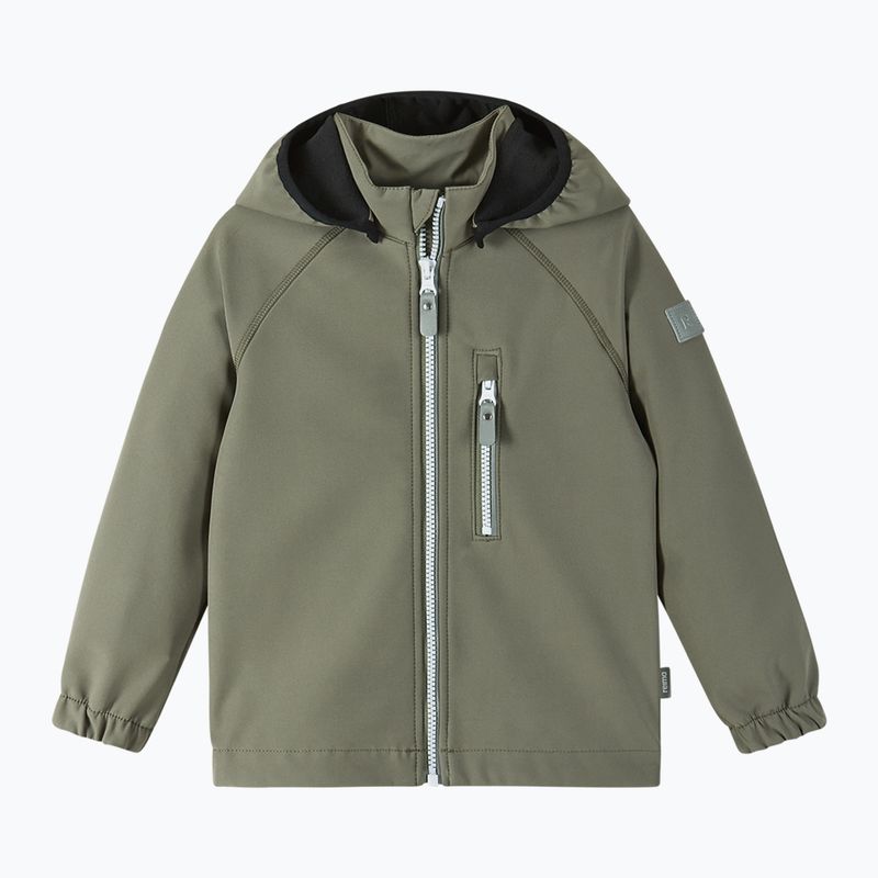Giacca softshell da bambino Reima Vantti grigio-verde