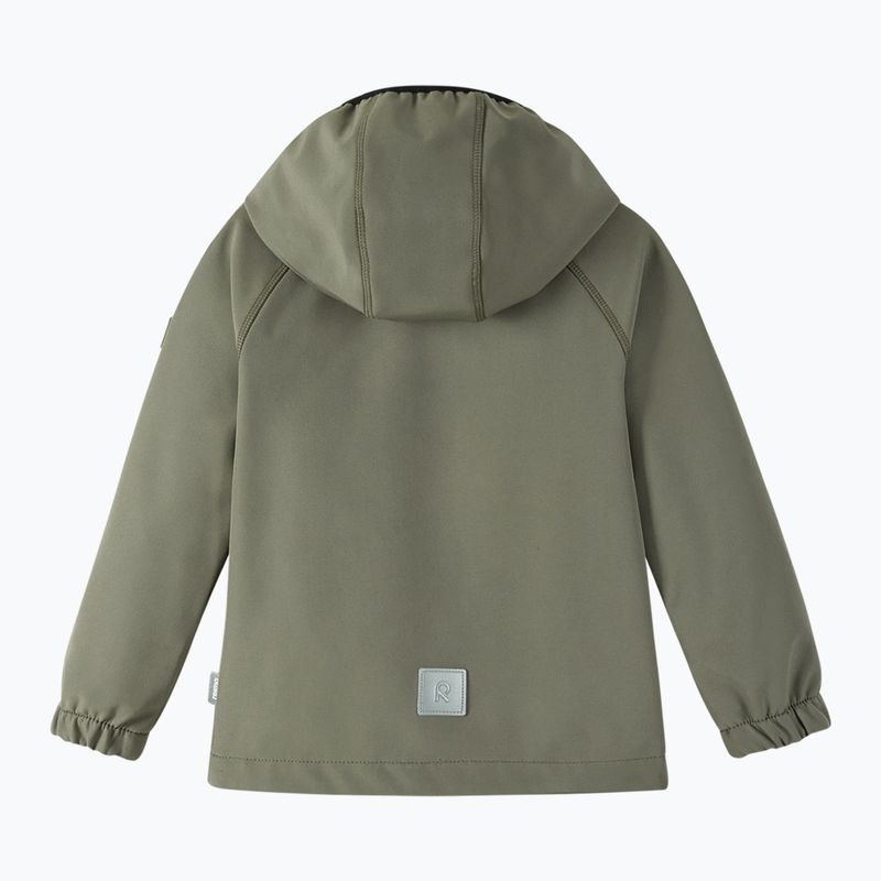Giacca softshell da bambino Reima Vantti grigio-verde 2