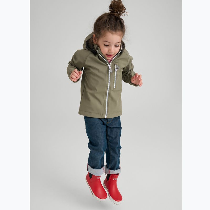 Giacca softshell da bambino Reima Vantti grigio-verde 3