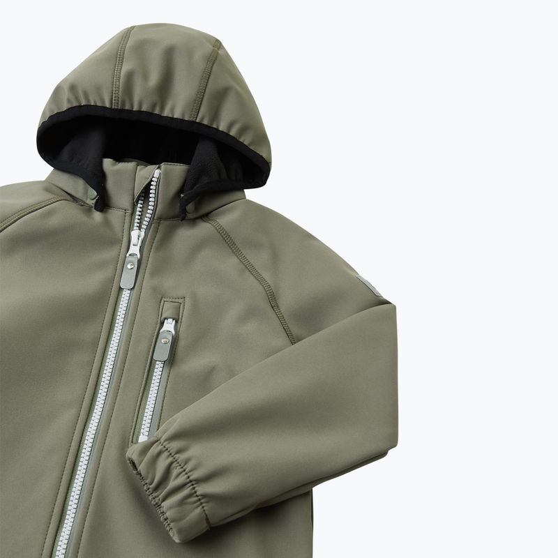 Giacca softshell da bambino Reima Vantti grigio-verde 9