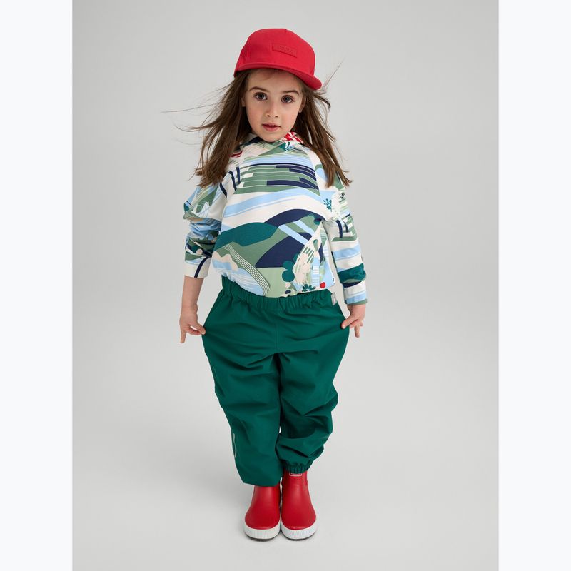 Pantaloni da pioggia per bambini Reima Kaura verde intenso 3