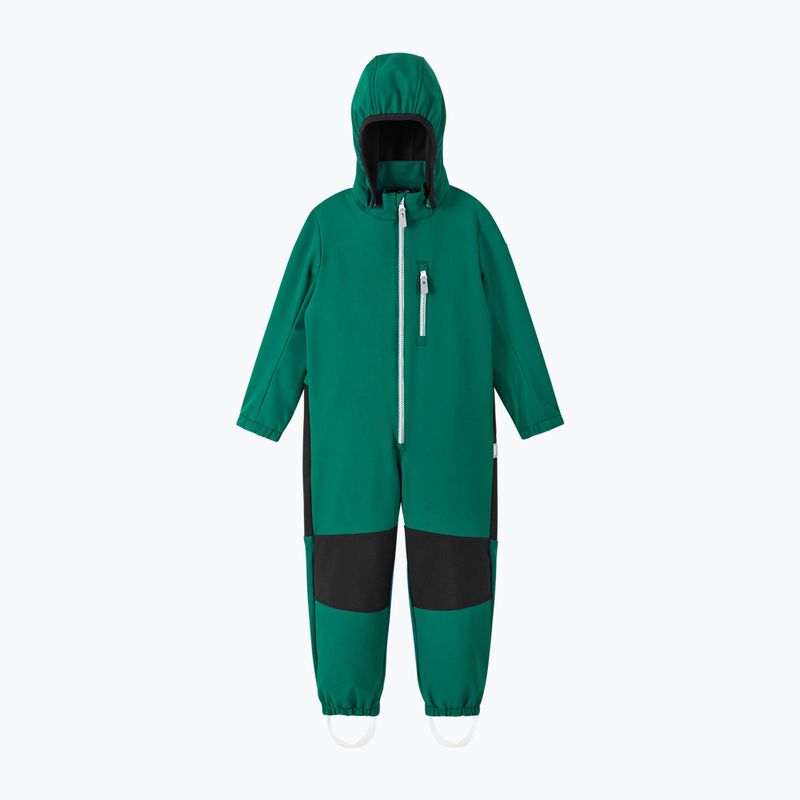 Tuta softshell per bambini Reima Nurmes verde intenso