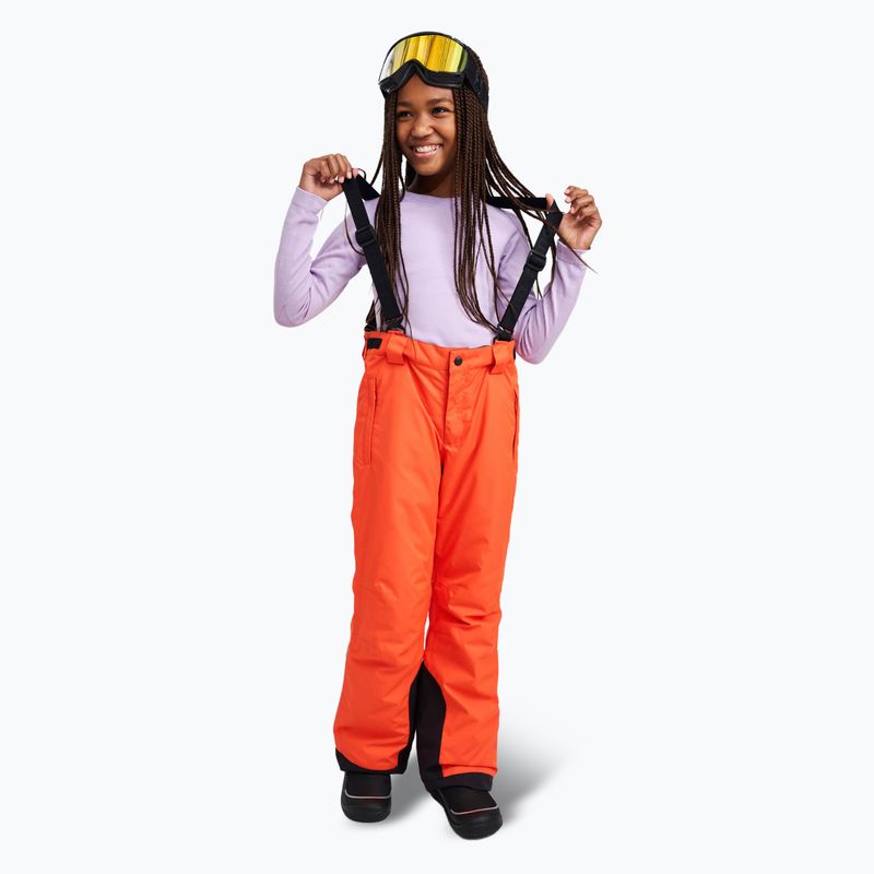 Pantaloni da sci Reima Wingon arancio mandarino per bambini 9