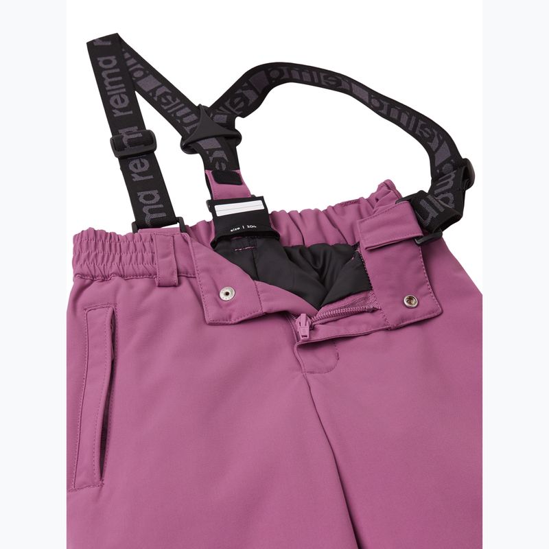 Pantaloni da sci per bambini Reima Loikka rosso violetto 3