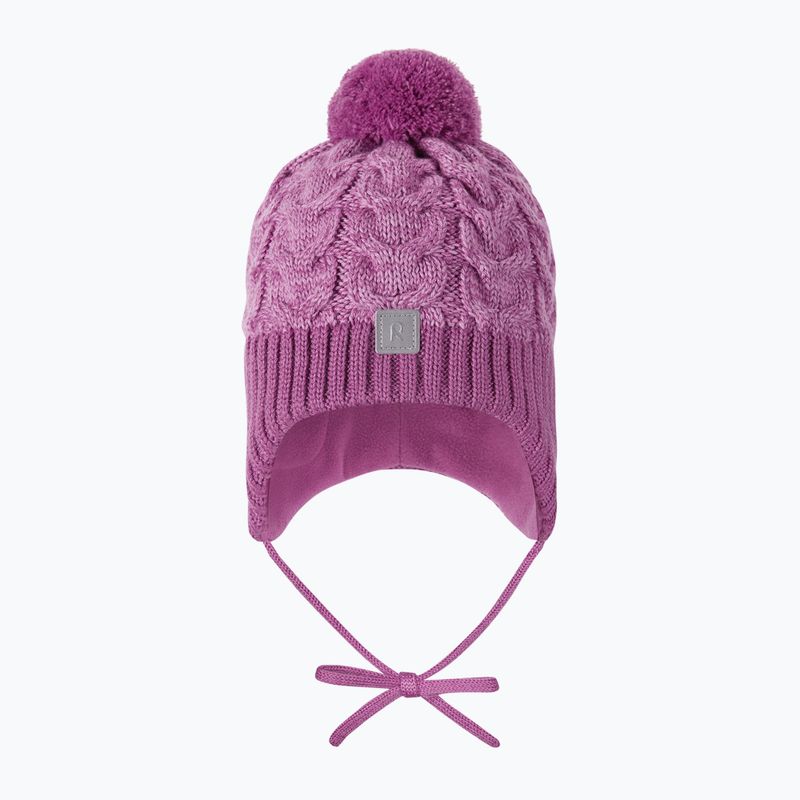 Berretto invernale per bambini Reima Paljakka rosso violetto