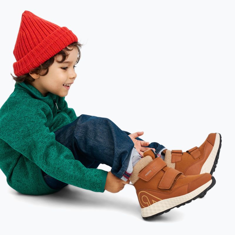 Stivali da neve per bambini Reima Hallava cinnamon brown 9