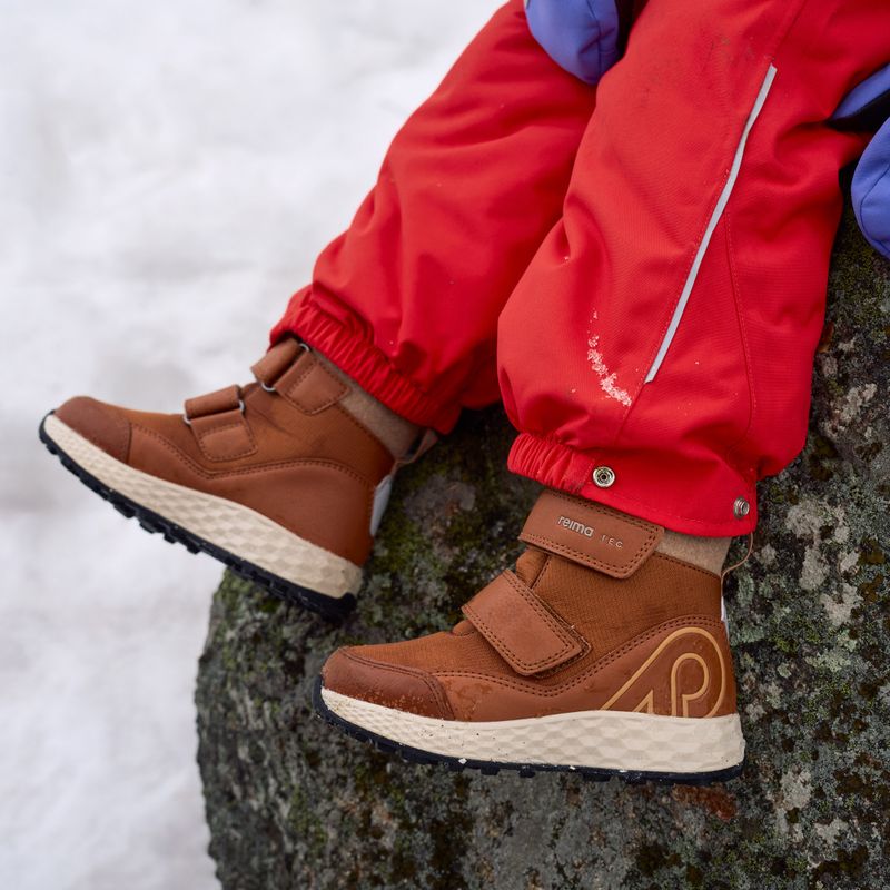 Stivali da neve per bambini Reima Hallava cinnamon brown 10