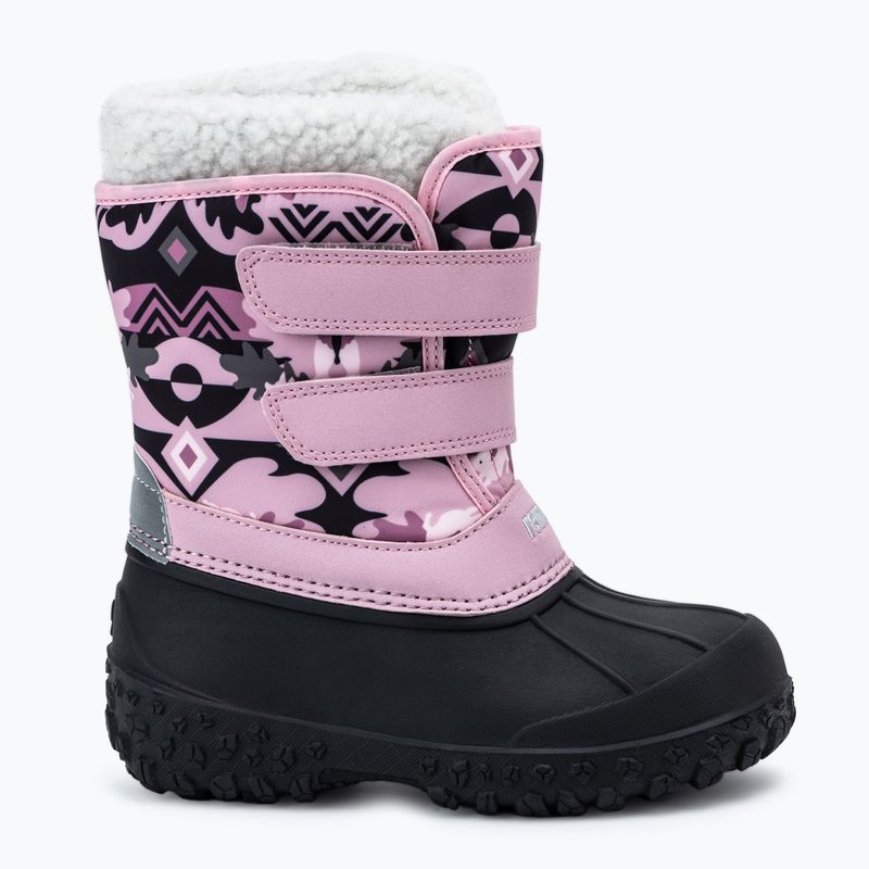 Stivali da neve per bambini Reima Konkari grigio rosa 2