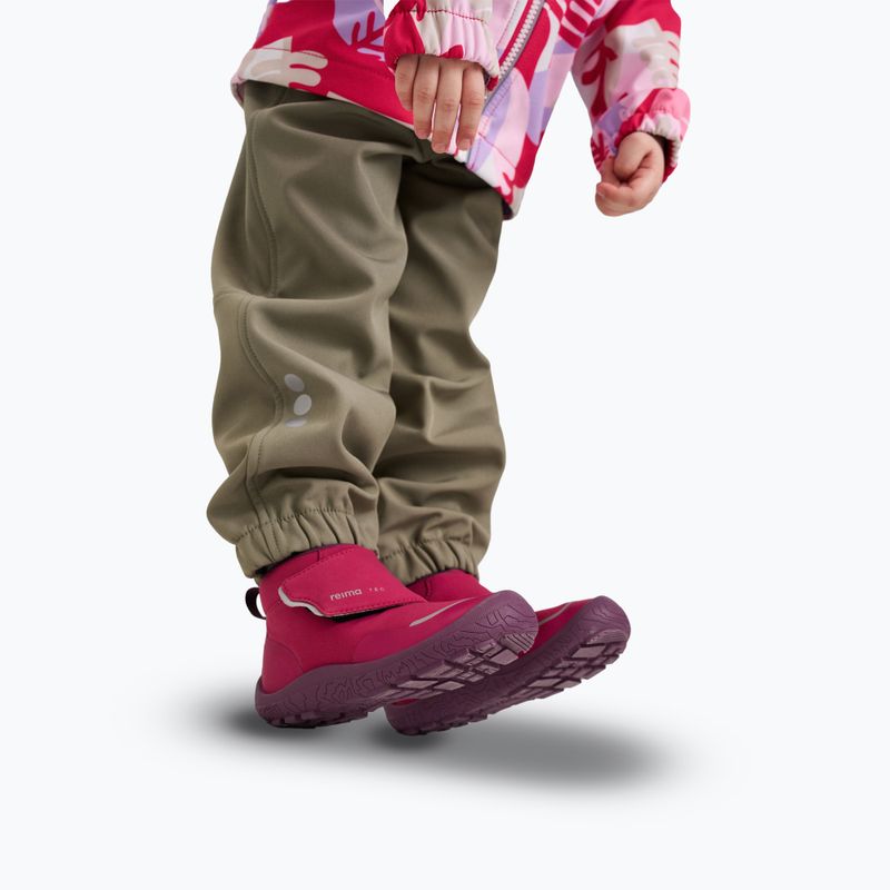 Stivali a piedi nudi per bambini Reima Hyppii cool bordeaux 11