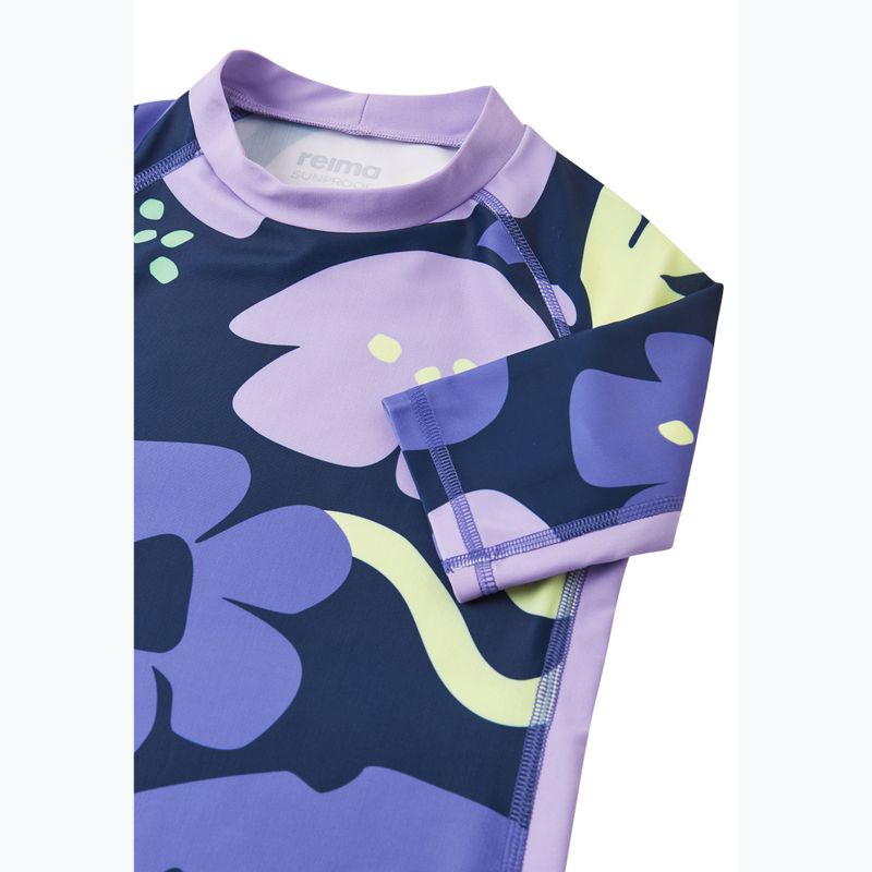 Camicia da bagno Reima Joonia per bambini in fiore lilla 3