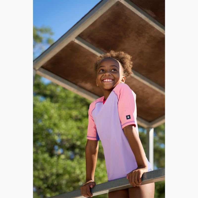Camicia da bagno Reima Joonia per bambini in fiore lilla 7