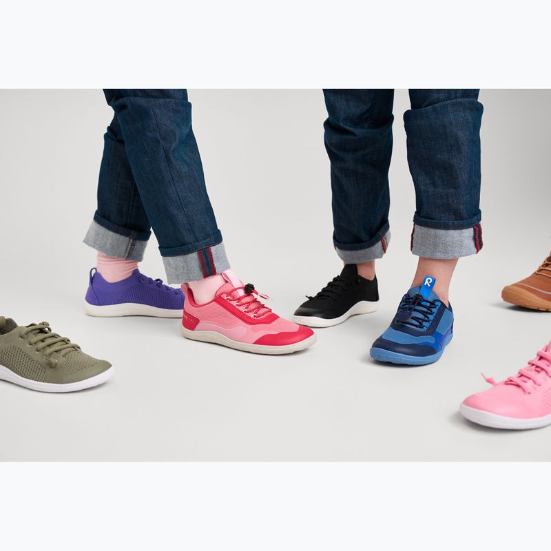 Stivali a piedi nudi per bambini Reima Tallustelu rosa tramonto 10