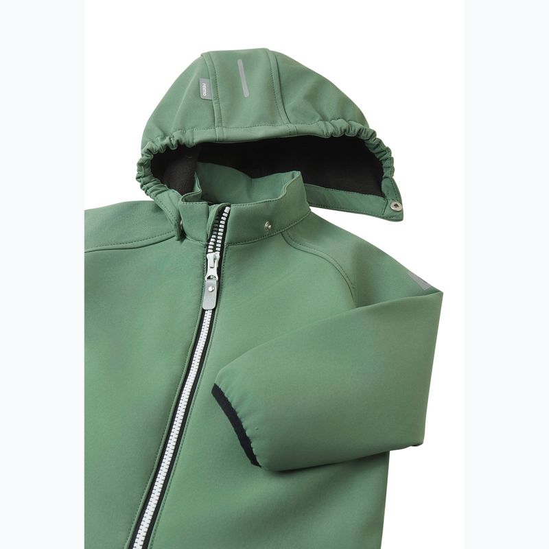 Tuta softshell Reima per bambini Mjosa verde argilla 3