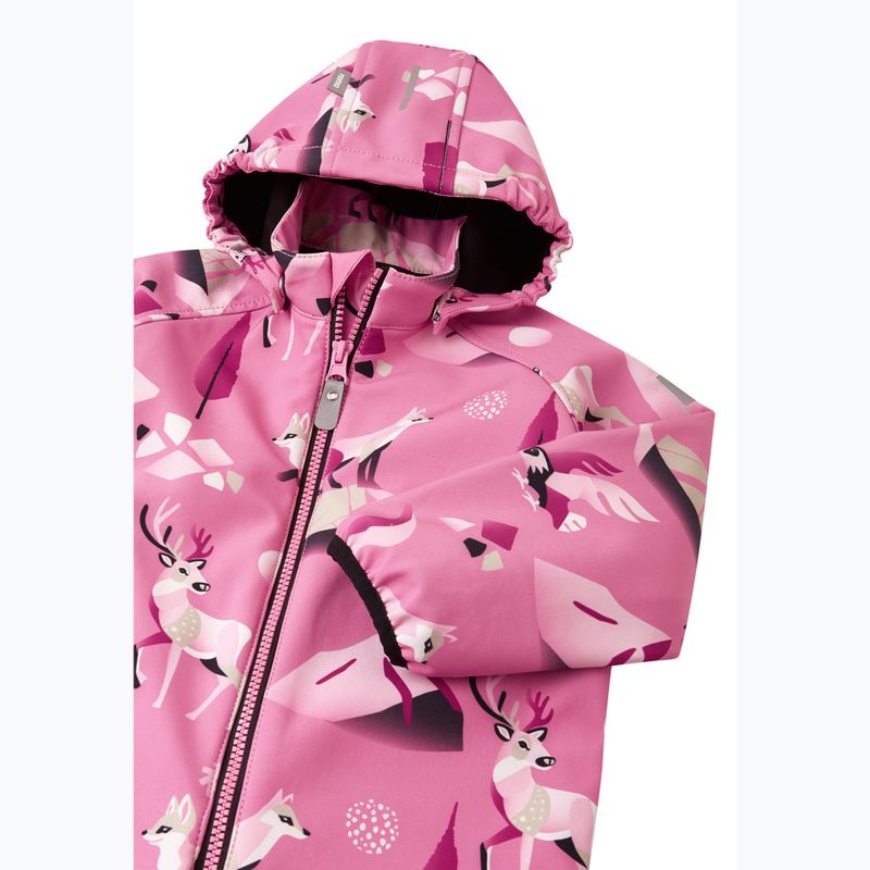 Tuta softshell Reima per bambini Mjosa soft coral 4
