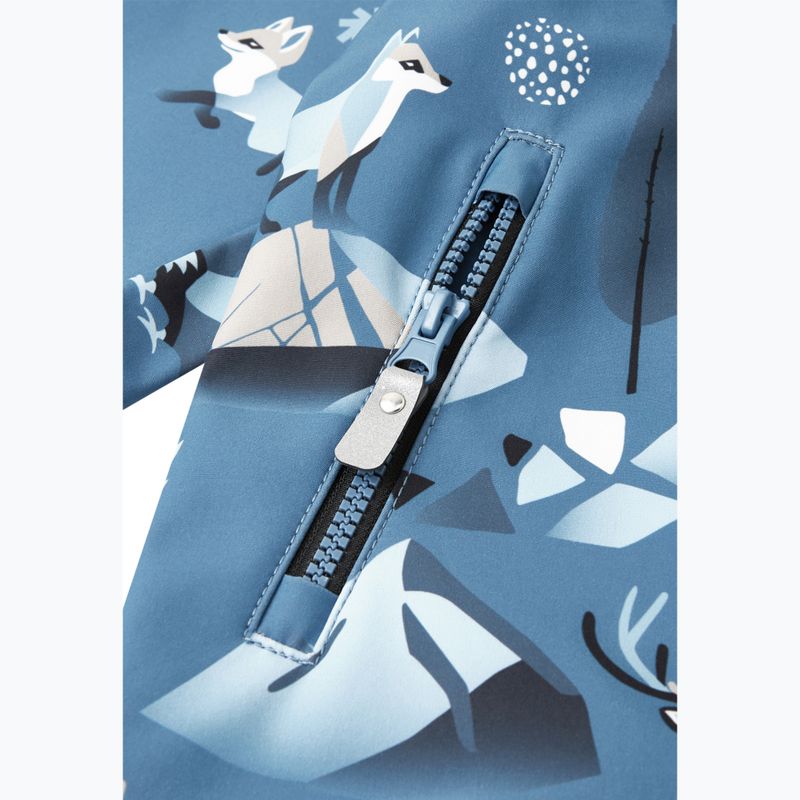 Tuta softshell Reima per bambini Mjosa blu oceano 7