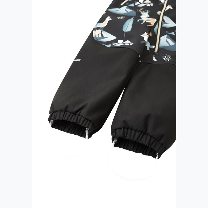 Tuta softshell Reima per bambini Mjosa nero 5