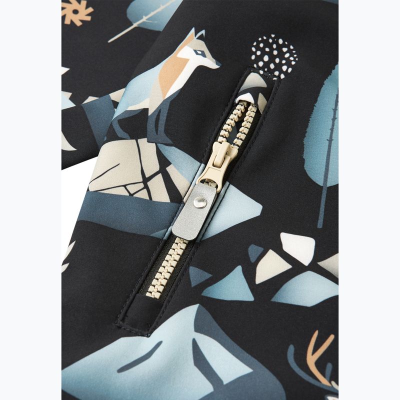 Tuta softshell Reima per bambini Mjosa nero 6