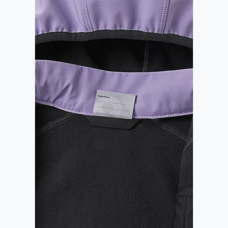 Giacca softshell da bambino Reima Vantti in fiore lilla 5