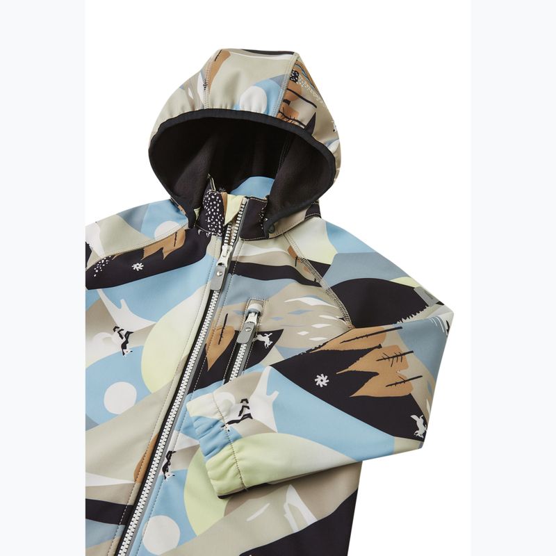 Giacca softshell Reima per bambini Vantti beige terra 4