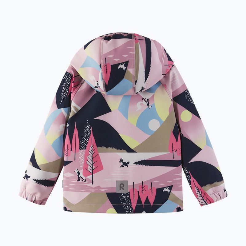 Giacca softshell Reima da bambino Vantti grigio rosa 3