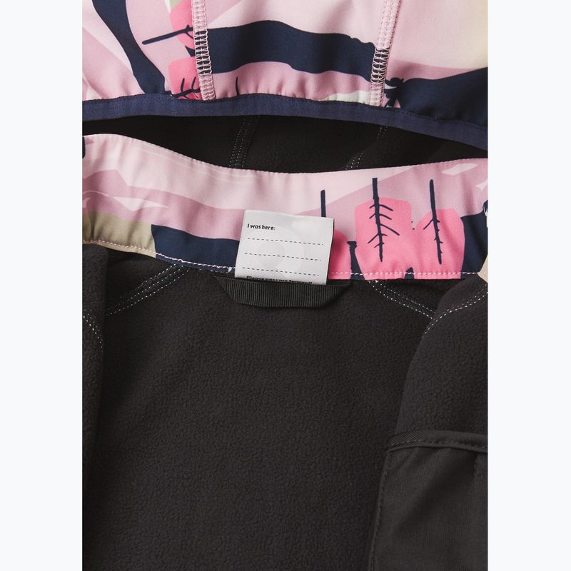 Giacca softshell Reima da bambino Vantti grigio rosa 6