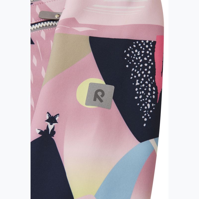 Giacca softshell Reima da bambino Vantti grigio rosa 7