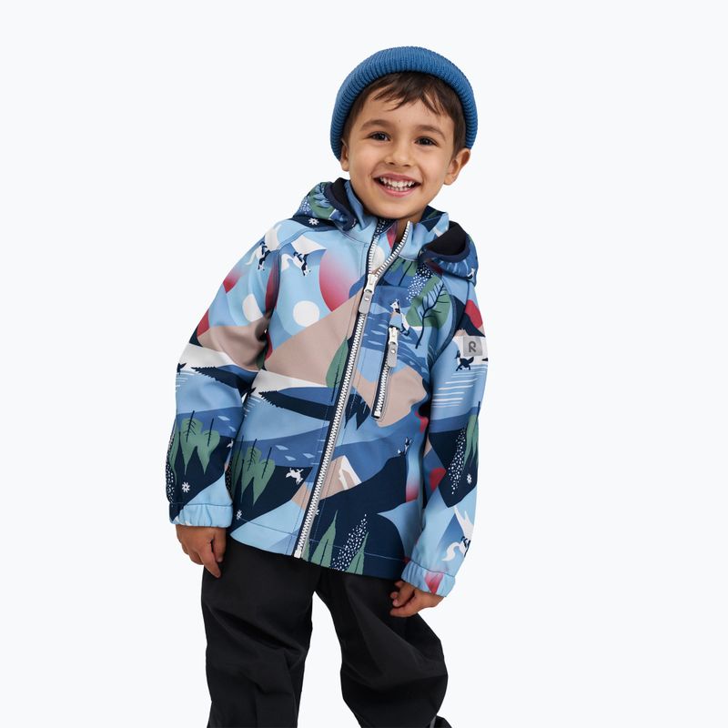 Giacca softshell Reima da bambino Vantti blu oceano 9