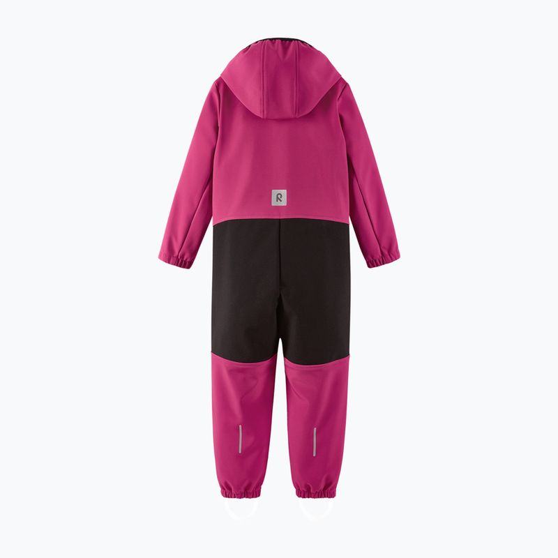 Tuta softshell da bambino Reima Nurmes deeper dew berry 3
