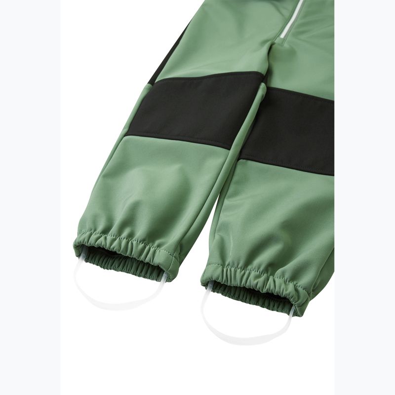 Tuta softshell da bambino Reima Nurmes verde argilla più profondo 8