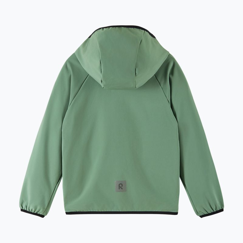 Giacca softshell Reima da bambino Mukana verde argilla 2
