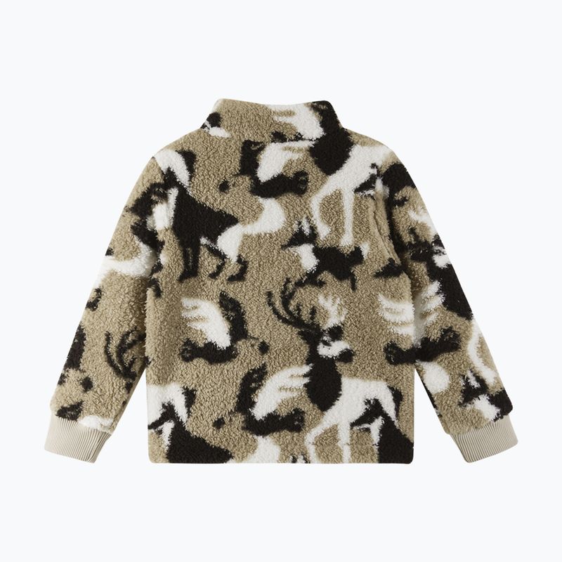 Felpa in pile da bambino Reima Turkkinen beige terra 2